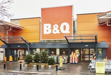 Exterior of B&Q store, Hedge End