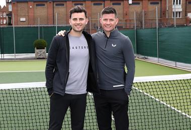Phil and Tom Beahon (right) Castore