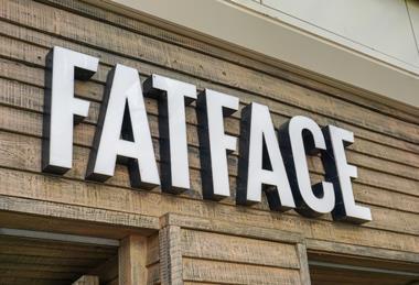 Fat Face store sign
