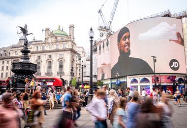 JD Sports Piccadilly Circus video advert