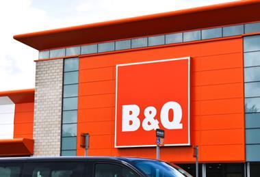 B&Q fascia