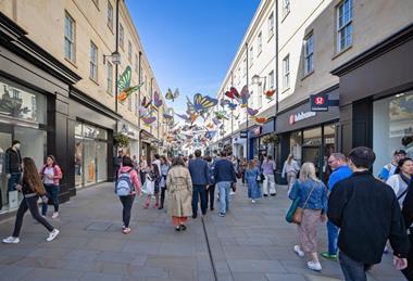 Bath shopping street