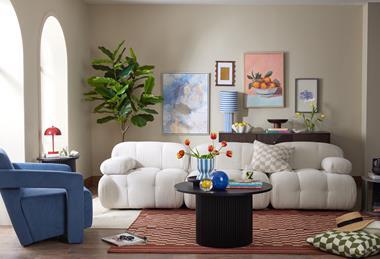 Living room including Dusk sofa