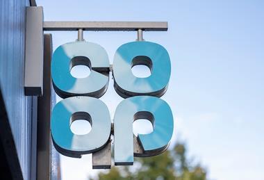 Co-op store sign