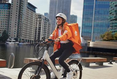 Just Eat bicycle delivery