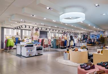 Topshop area in John Lewis