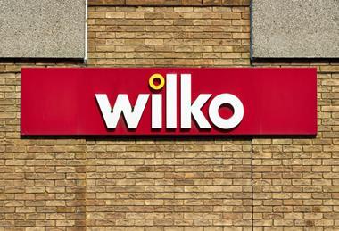 Exterior of Wilko Ramsgate store, showing sign