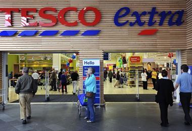 Tesco Extra store front