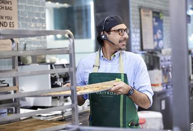 Waitrose staff member