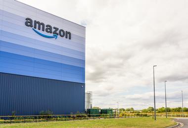 Amazon distribution centre in London