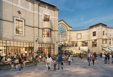 Rendering of Queens Arcade, Cardiff
