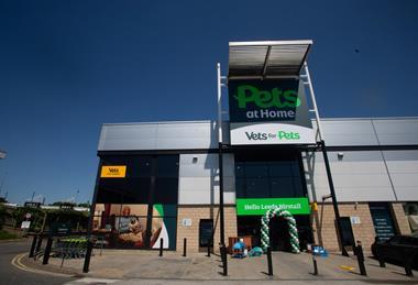 Exterior of Pets at Home store