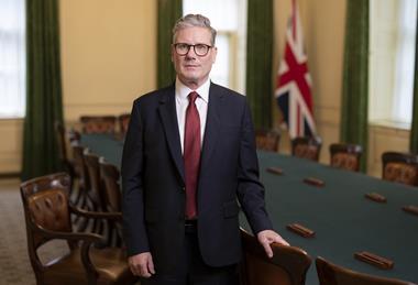 Keir Starmer, prime minister of the UK, in cabinet office