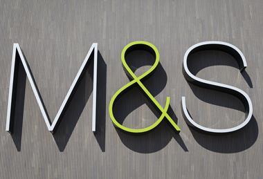 Marks & Spencer sign