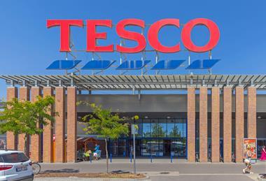 Tesco exterior, Hungary