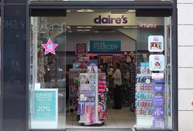 Claire's store exterior