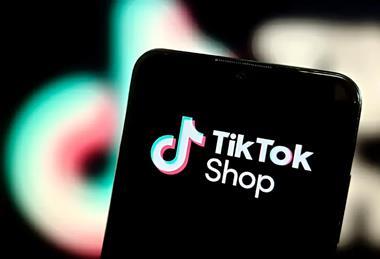 TikTok Shop on screen