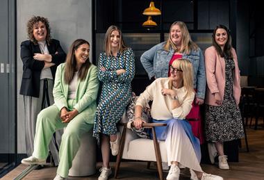 M&S store managers (left to right) Laura Smith, Dior Hudson, Naomi Hartley, Justine Brook, Emily King, Kirsty Williams