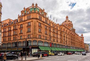 Harrods store exterior, London
