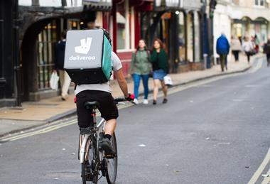 Deliveroo rider