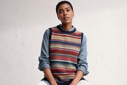 Seasalt Fairisle vest