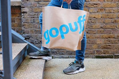Gopuff delivery bag