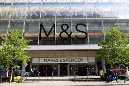 Exterior of Marks & Spencer Manchester store