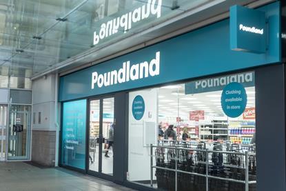 Poundland storefront