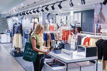 John Lewis x Topshop concession