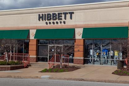 Hibbett Sports store exterior, St Louis