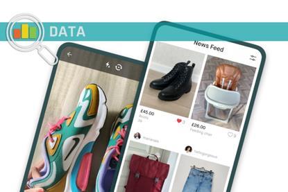 Vinted on smartphone screens