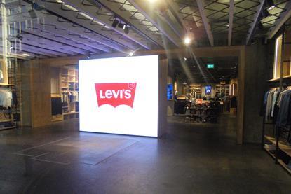 Levis store sign