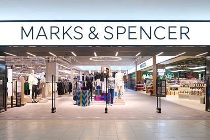 Outside view of Marks & Spencer store