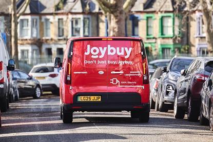 Joybuy electric van on UK street