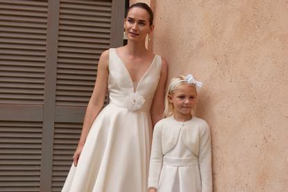 Woman and young girl wearing Phase Eight dresses