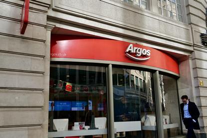 Argos store, London