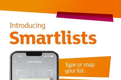 Sainsbury's smart lists