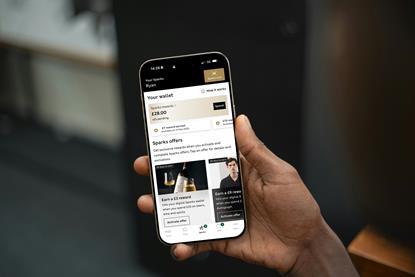 New M&S Sparks on smartphone
