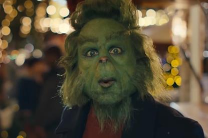The Grinch in Asda's Christmas advert
