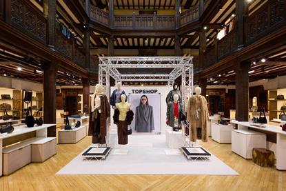 Topshop mannequins in Liberty