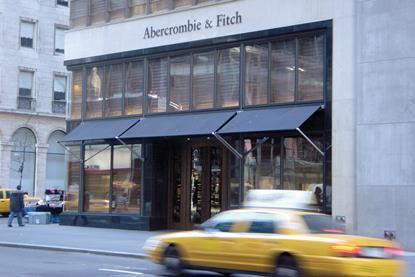 Exterior of Abercrombie & Fitch store, New York