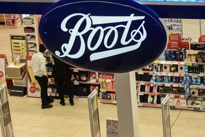 Boots sign and store
