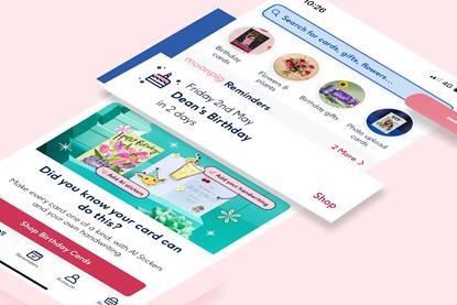 Moonpig website banners