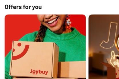 Joybuy website on mobile