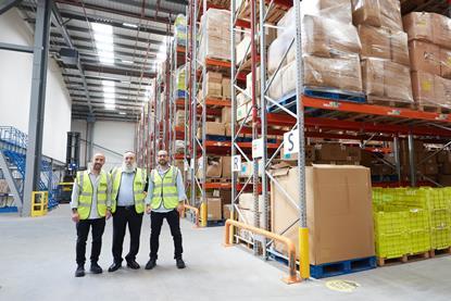 CEO Moshe Cohen with dad Max and brother Gav