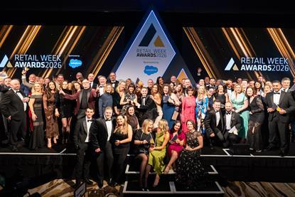 Retail Week awards 2026 winners group photo