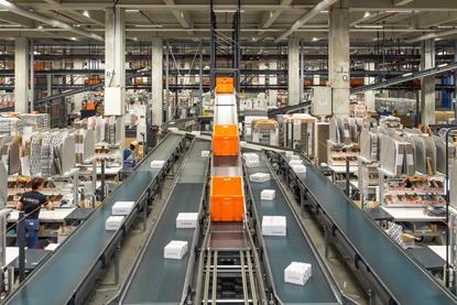 Zalando logistics fulfilment centre