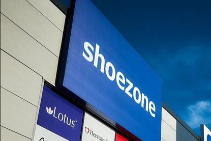 Shoe Zone store sign