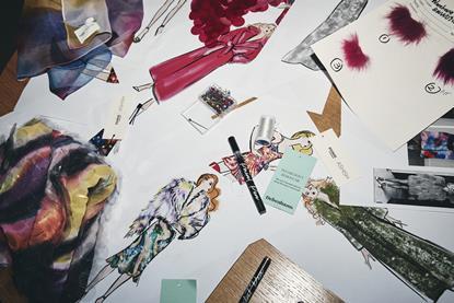 DESIGNERS AT DEBENHAMS BTS - drawings