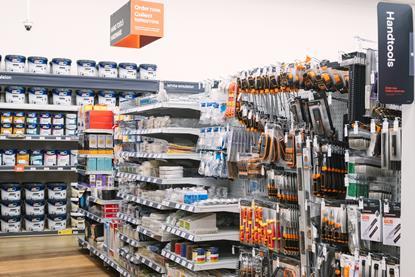Tool display at B&Q Local